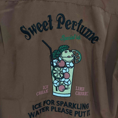 パワートゥザピープル POWER TO THE PEOPLE NACE DAY 両面刺繍 開襟 S/S オープンカラー シャツ メンズ JPN:M